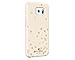 Kate Spade New York Hybrid Hardshell Case for Samsung Galaxy S6 - Retail Packaging - Cream / Gold Confetti Dot / Pink
