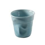 Revol Froisses 2.75 oz. Crumpled Espresso Tumbler, Caribbean Blue