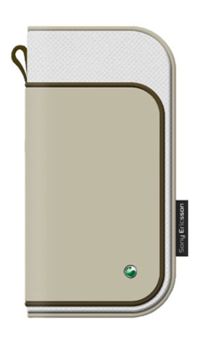Sony Ericsson - ITC-40 - Etui pour Téléphone Portable - Grège et Turquoise