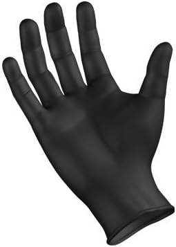 SempermedSemperForce Black Powder Free Exam Medical Nitrile Gloves, X-Large (10 Boxes: 1000 Case)