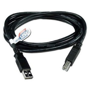 6FT Cable USBa-usbb M/m Black Certified