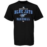 Toronto Blue Jays Youth V Neck Blank Jersey by Majestic - Youth Small