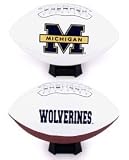 Michigan Wolverines Embroidered Foto Football
