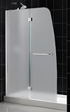 DreamLine SHDR-3148726-04-FR1 Aqua Shower Door Frosted Glass, Brushed Nickel