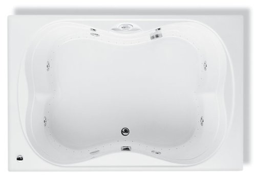 Buy Jason Designer THE SAN VITO SV640 San Vito Rectangular<br />72″ x 48″ x 20.5″ Combination Air-Whirlpool Hydrotherapy Bathtub Standard Edition – White