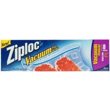 Ziploc Vacuum Pump Refill Bags, Gallon Size, 8 Count