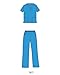 Medgear Unisex Scrub Set Top and Pants Nurse Uniforms 7877