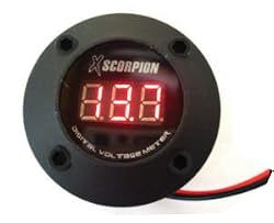 XScorpion Red LED Digital Voltage Monitor