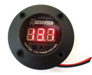 XScorpion Red LED Digital Voltage Monitor