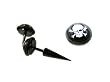 Short Fake Piercing Expanders with Skull Design Sold as a Pair