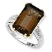 Sterling Silver & 14K Whiskey Quartz and title=