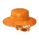 BabyBanz Sonnenhut Orange für Babies und Kinder
