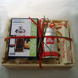 Coffee Press & Italian Coffee Gift Crate by Artisan Pantry