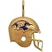 14K Yellow Gold Baltimore Ravens Helmet Pendant W/Enamel