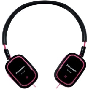Panasonic RP-HX40-PK Light Weight On Ear Monitors (Pink/Black)
