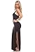 Lolli Couture SCOOPED NECKLINE SLIDE SLIT SLEEVELESS LONG MAXI DRESS