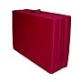Adult TriFold Hide 'A Mat Poly Cotton  Twin, Burgundy