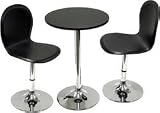 31SjfcLJ17L. SL160  Bistro Table with 2 Swivel Chairs Set