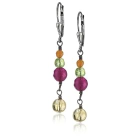 Wasabi by Jill Pearson Kinomi Round Dangle Earring