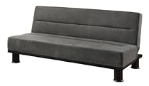 Big Sale Homelegance 4823GP Convertible/Adjustable Sofa Bed, Graphite Microfiber