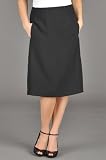 Smooth Front A-Line Skirt