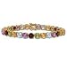 Multi-Gemstone Rainbow Bracelet - 14K Yellow Gold