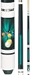 Ball Explosion Green Adjustable Weight Raminwood Rage Economy Two-Piece Billiard Cues