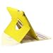 Fosmon 360 Degree Revolving Case with Multi Angle Stand for iPad 2 (Built-in Magnet Sleep and Awake Function) - Yellow