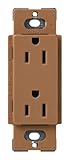 Lutron SCR-15-TC Satin Colors 15A Electrical Socket Duplex Receptacle, Terracotta by Lutron [並行輸入品]
