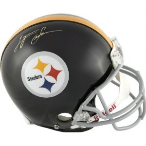 LYNN SWANN SIGNED AUTOGRAPHED MINI HELMET PITTSBURGH STEELERS COA + HOLOGRAM