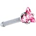 18 Gauge Pink Triangular Cubic Zirconia Nose Bone