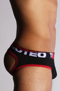 Timoteo Quake Jock Brief - Black