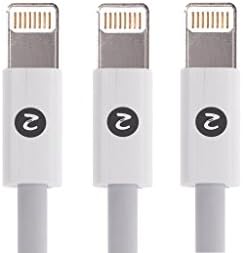 ztech 3x iPhone 5s/5c/5 extra long 6.3ft 8 Pin to USB Charger Cable for iPhone 5 iPod Touch 5th Nano 7th Gen