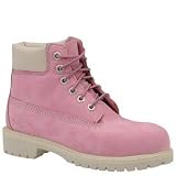 Timberland 6 Premium Waterproof Boot (Toddler/Little Kid/Big Kid),Pink/Rose,2.5 M US Little KId