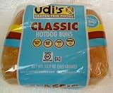 NEW Udi's Gluten Free Classic Hotdog Buns 12.9 oz. - case of 6 (6 buns per pack)