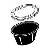 Review Newspring  / 5 oz. Oval, Black Portion Cups and Lids (E505BNS)