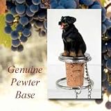 Rottweiler Dog Wine Bottle Stopper