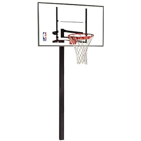 Spalding Pro-Image In-Ground Basketball System - 54 Glass Backboard