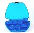 Med Sun Blue or Green 7 Day Pill Organizer with Protective Lid Color Will Vary