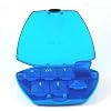 Med Sun Blue or Green 7 Day Pill Organizer with Protective Lid Color Will Vary