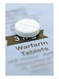Warfarin Tablet on Blister Pack Education Photographic Poster Print by Geoff Kidd, 18x24