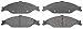 Aimco SPC804S Ceramic Front Disc Brake Pad Set
