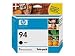 Original HP 94 Black Ink Cartridge (2-Pack) in Retail Packaging