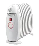 DeLonghi TRN0812T Oil Filled Radiator Space Heater With 3 Heat Settings