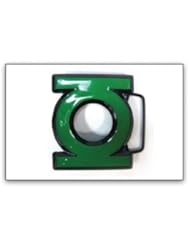 Single Detail Page Misc: Officially Licensed Dc Comic Green Lantern Logo Die Cut Logo Belt Buckle - BioWorld