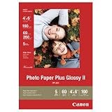 Canon Photo Paper Plus Glossy II, 4 x 6 Inches, 100 Sheets (2311B023)