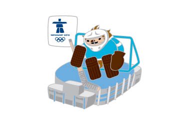 Vancouver 2010 Olympics Quatchi Canada Hockey Place Official Vancouver 2010 Pin