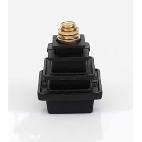 ICD Robert Welch Designer Square Cast Iron Kitchen Weights (Metric), Brass
