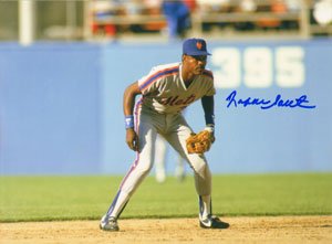 Rafael Santana Signed New York Mets 8X10 Photo