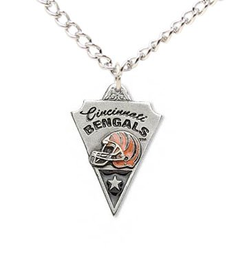 Cincinnati Bengals Chain Necklace & Pewter Pendant – NFL Football Fan Shop Sports Team Merchandise